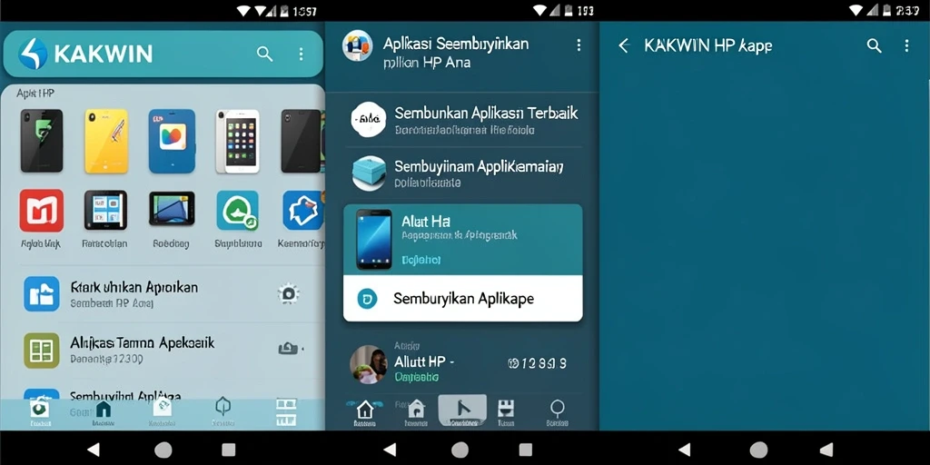 Antarmuka KAKWIN yang sederhana dan fungsional.