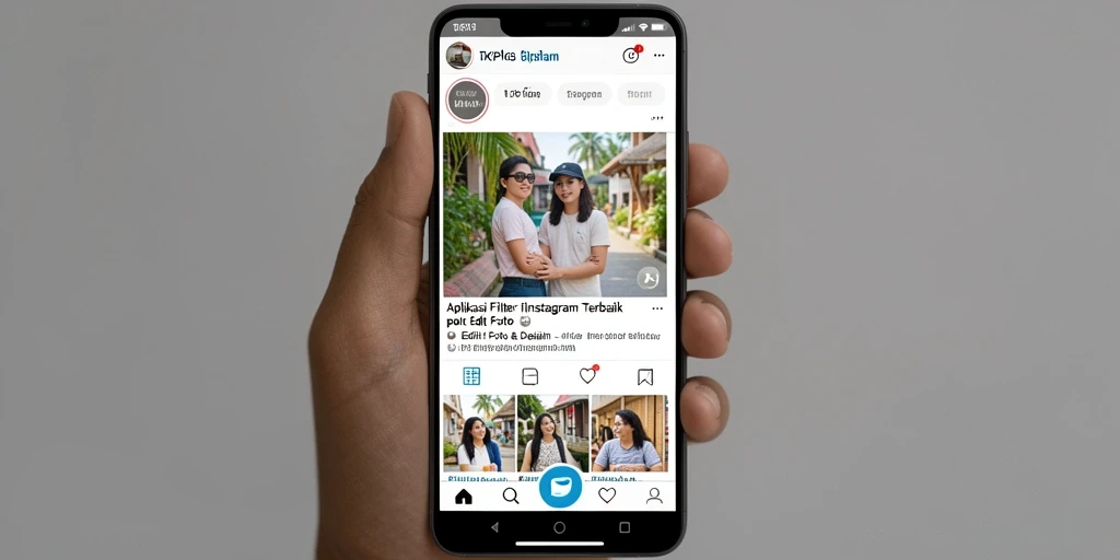 Antarmuka menarik dan berbagai pilihan filter di TKP188.